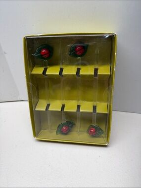 Pier 1 Ladybug-Themed hors d’oeuvre picks. New in box